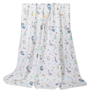 100%纯棉纱布婴儿浴巾吸水新生宝宝大毛巾初生洗澡儿童纯棉盖毯被