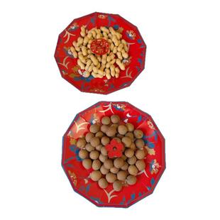 喜盘结婚果盘一次性红色糖盘酒席小菜瓜子碟子餐纸盘婚礼用品大全