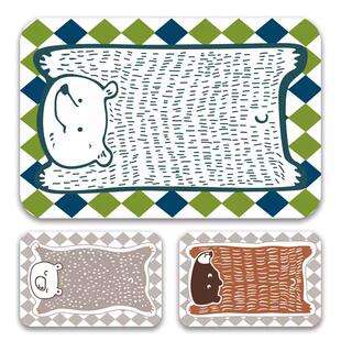 卫生间地垫门口吸水 可爱卡通简约插画盥洗室洗漱间软硅藻泥地垫