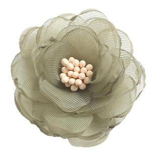 立体流星纱花花朵 仿真花 假花 diy头饰发饰婚纱鞋帽服饰辅料配件