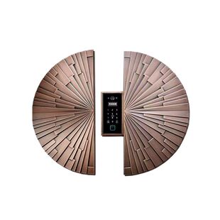 入户门智能门锁人脸识别滑盖拉手指纹密码锁电子锁别墅大门拉手