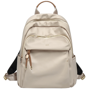 莱夫红色大容量双肩包女旅游轻便背包2026新款上班通勤电脑包书包