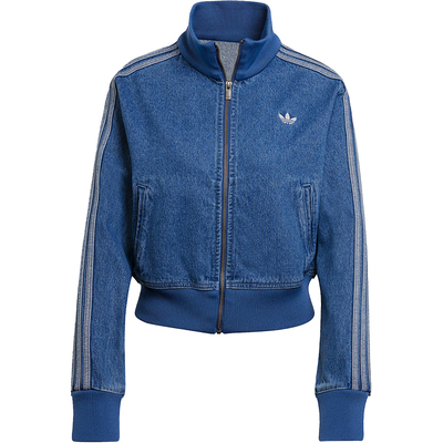 Adidas/阿迪达斯正品三叶草女士牛仔短款运动时尚外套JD2570