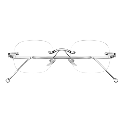 无边框近视眼镜女可配度数防蓝光素颜高智感金丝眼睛架镜框无框