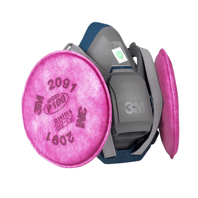 3m6502ql硅胶电焊烟尘异味过滤棉