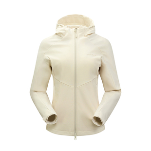 探路者2025新款户外徒步登山运动防风防泼水保暖软壳衣外套男女