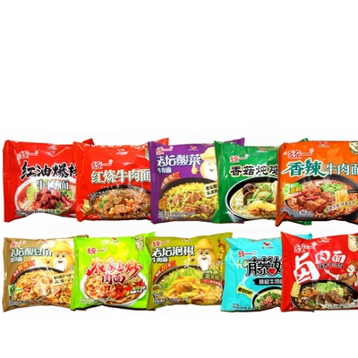 统一方便面袋装组合全口味混装