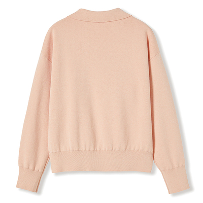 POLO领羊毛针织打底衫女内搭外穿