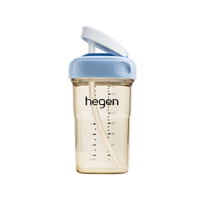 【自营】Hegen海格恩小月龄牛奶杯6个月以上吸管奶瓶外出学饮水杯