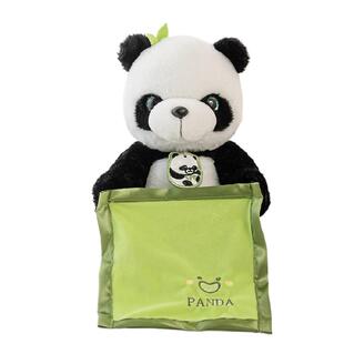 捉迷藏躲小熊毛绒玩具猫猫宝宝会说话的玩偶婴幼儿草莓熊公仔礼物