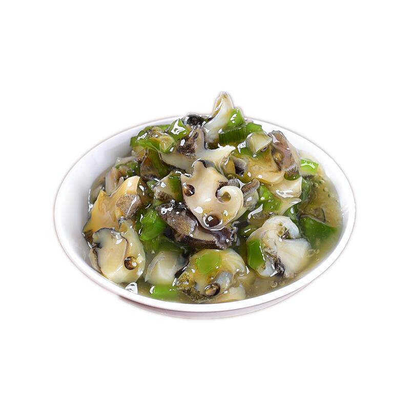 美丽海鲜小铺 芥末海螺片500克 开盖即食 日料小菜寿司