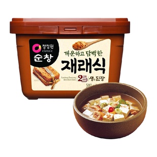韩国进口清净园传统生大酱东北韩式大酱汤专用酱黄豆酱