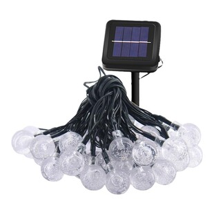 太阳能户外灯串庭院家用彩灯防水露台花园led闪灯氛围挂树彩灯串
