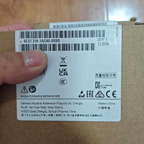 【询价】6es7214-1ag40-0xb0   模块，原适用