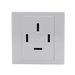 正泰正品工业电源插座86型面板 380V三相四线25A插座4脚四脚空调