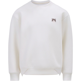 本来BENLAI女童云感柔宽松落肩运动圆领卫衣2026春新款BTTW60003