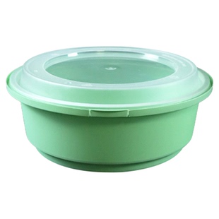 一次性碗食品级PP材质圆形汤粉分离加厚锁扣防盗外卖圆形打包盒