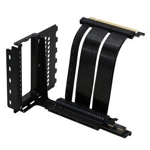 PCI-E4.0显卡延长线 PCIe4/PCIe4.0转接线90度角4090显卡竖装支架