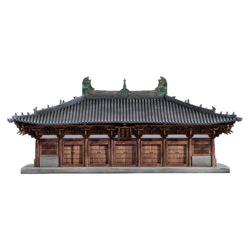 木上匠山西佛光寺古建筑模型