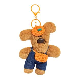 伶俐歪狗挂件玩偶公仔背包钥匙扣可爱毛绒玩具女孩书包挂饰送女友