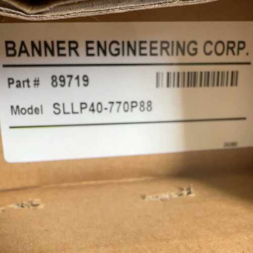 询价-邦纳BANNER安全光幕 SLLP40-770P88，S