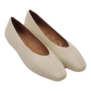 德芙琳鹿皮女鞋软羊皮浅口气质法式温柔单鞋女软底舒适孕妇平底鞋