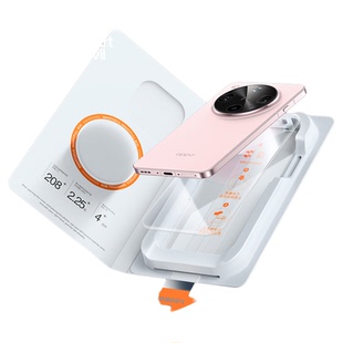 闪魔适配oppofindx8ultra钢化膜新款findx9pro手机膜x8s+保护x9屏幕膜Reno15pro全屏无边Reno14无尘仓贴膜ar