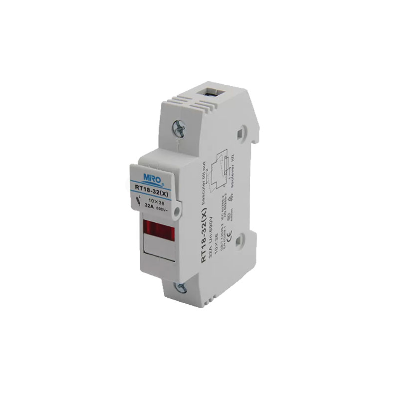 MRO茗熔熔断器座RT18-32(X)带灯LED导轨式保险丝座配1038R015 32A