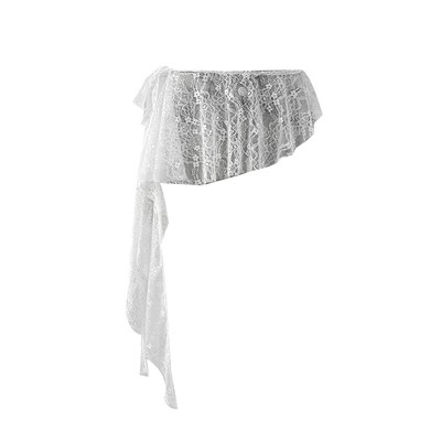 2025新款蕾丝飘带流苏屁帘腰巾叠穿女团风裤子腰搭爵士跳舞配饰