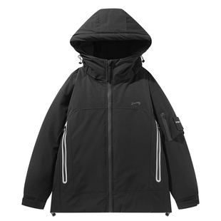 贵人鸟工装羽绒服男款冬季2025年加厚石墨烯鸭绒服外套男士羽绒服