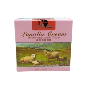 诺珊娜绵羊油保湿面霜100g 正品舒缓肌肤滋润补水水嫩透亮