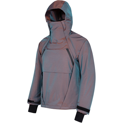 变色宽松春秋季连帽夹克