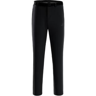 【风盾C24】伯希和户外软壳裤男加绒防风徒步登山裤高弹保暖长裤