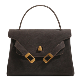 凯莉包包2026新款时尚高级感女包小众轻奢真皮单肩斜挎包邮差包