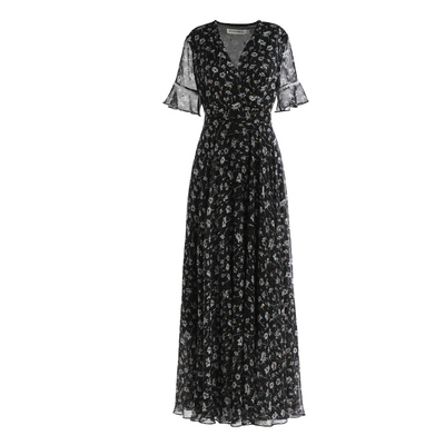 园子靓衣优雅气质大摆连衣裙