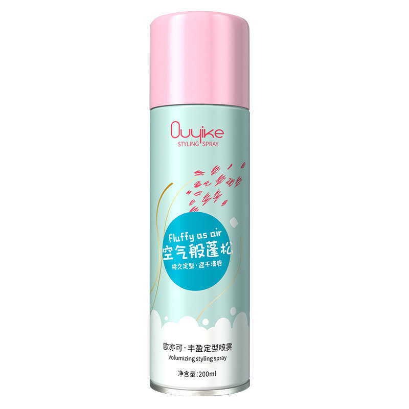 女士发胶自然蓬松八字空气刘海定型喷雾碎发神器卷发头发造型啫喱