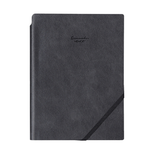 得力22215商务简约笔记本子文具皮质会议工作加厚复古手账日记本定制LOGO定做32K绑绳皮面记事本企业伴手礼品