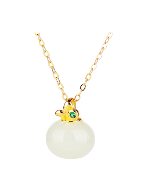 和田玉苹果吊坠女款圣诞节礼物