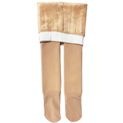 女童加绒加厚肤色打底裤特厚