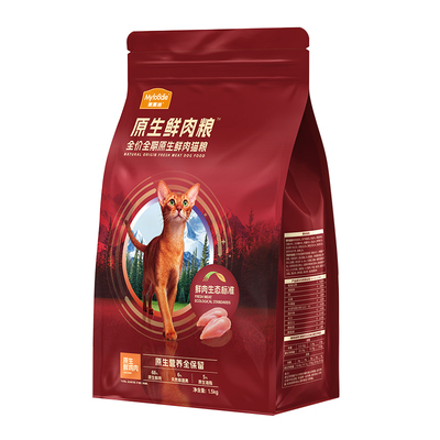 麦富迪猫粮全价原生鲜肉粮缓解黑下巴营养成猫幼猫通用猫粮1.5kg