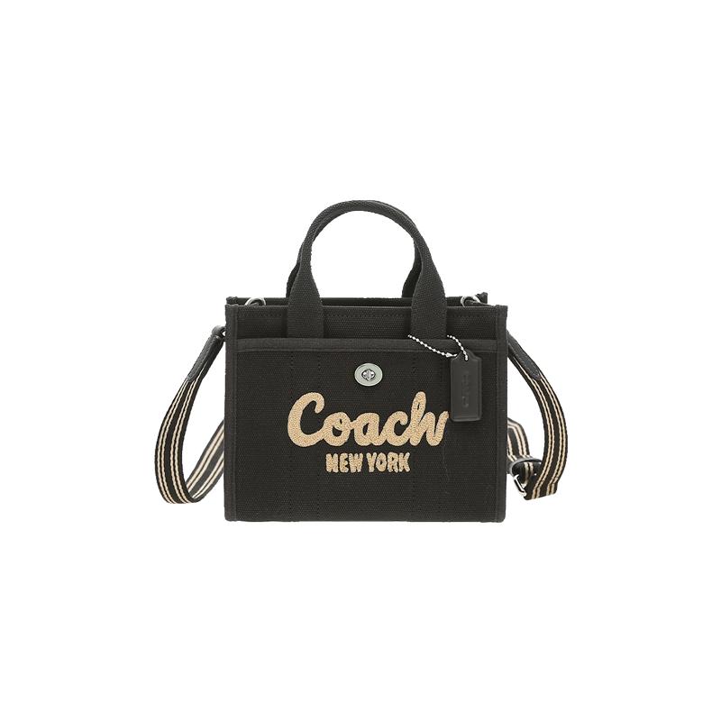 【自营】COACH/蔻驰女士帆布单肩斜挎托特包手提包单肩包斜挎包
