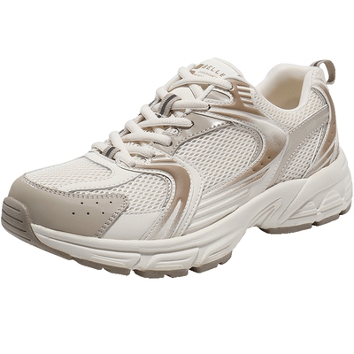 张凌赫同款百丽老爹鞋男女款灰鲸夏网面透气运动休闲鞋B2543BM5