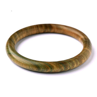 阿根廷绿檀木手镯子老料檀木女款贵妃镯手镯首饰送女友送妈妈手饰