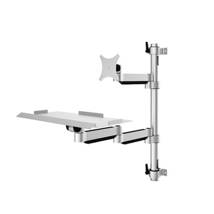 电脑显示器壁挂支架自动化医疗设备屏幕挂架可调节升降带键盘托架