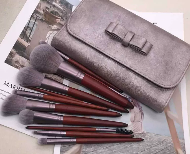 Brush, foundation, face blush, 11 pieces, for beginners, full set