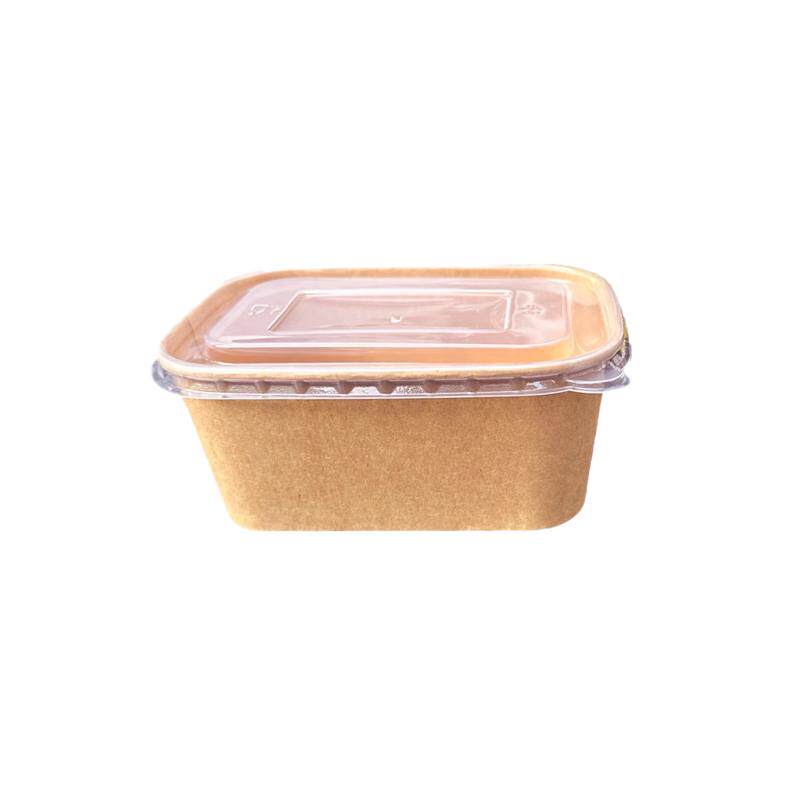 一次性牛皮纸餐盒便当盒长方形