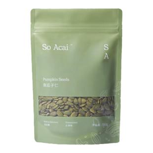 soacai大生南瓜子仁原味种子循环坚果零食亚麻籽粉南瓜籽种循环子