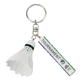 YONEX/尤尼克斯羽毛球挂件迷你钥匙扣3带口哨羽毛球背包挂件 代购