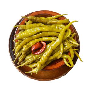 湖南全红腌辣椒老坛酸辣椒坛子菜泡菜二荆条酸辣脆嫩泡椒泡辣椒