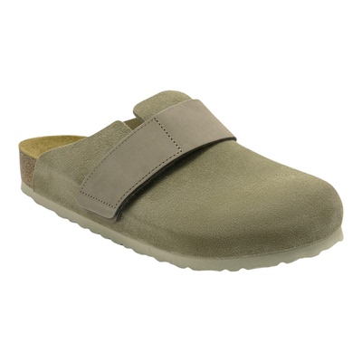 BIRKENSTOCK勃肯绒面革包头拖鞋